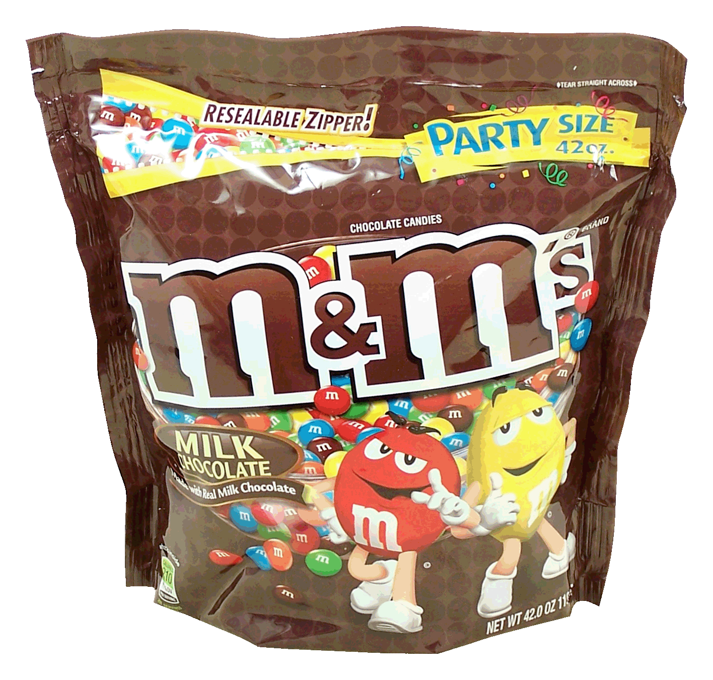 M&M's(r) Party Size milk chocolate candy coated pieces Full-Size Picture